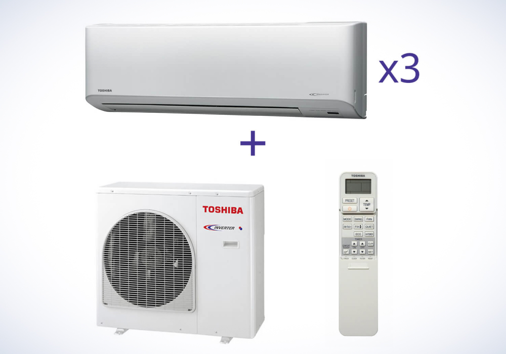 мультисплит-кондиционер, достойный внимания Toshiba RAS-M18UAV-E+RAS-B10N3KV2-E1 *2 шт