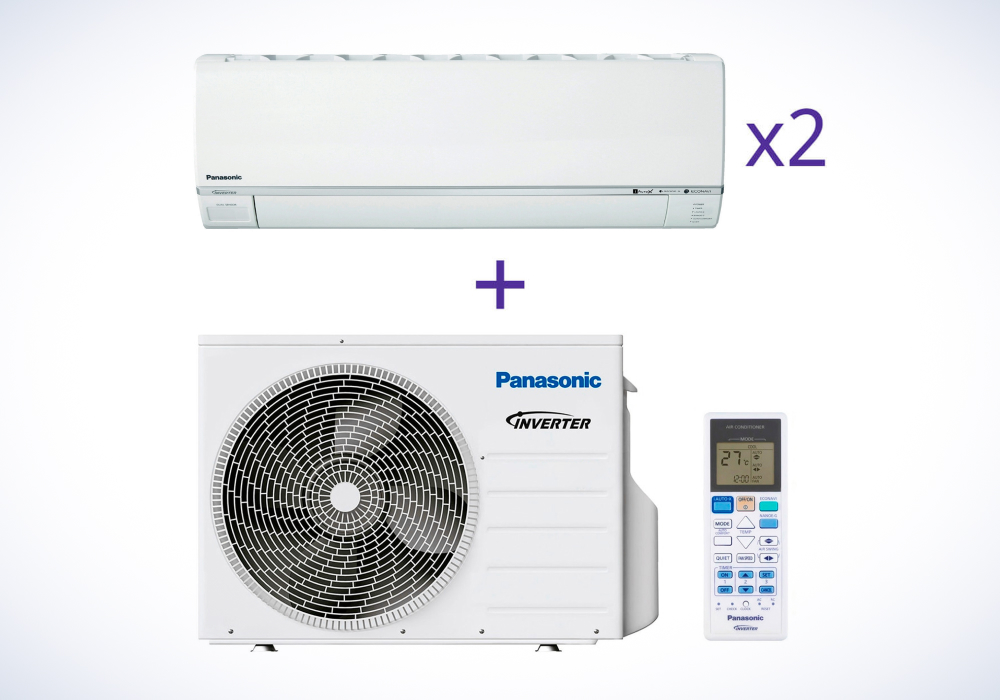 топ мультиспліт-кондиціонер Panasonic CU-2E18PBD + CS-E9RKDW *2 шт